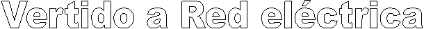 Vertido a Red el�ctrica