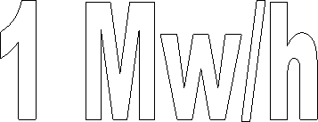 1 Mw/h
